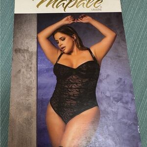 Mapale Black Lace Chemise